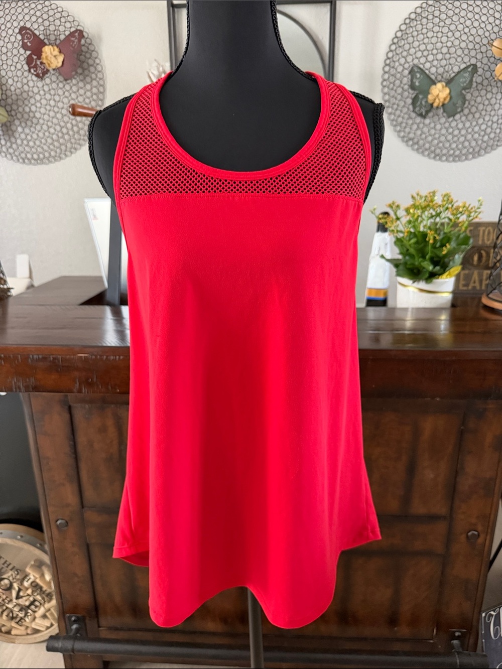 Fabletics Open Back Cowl Drape Tank Top